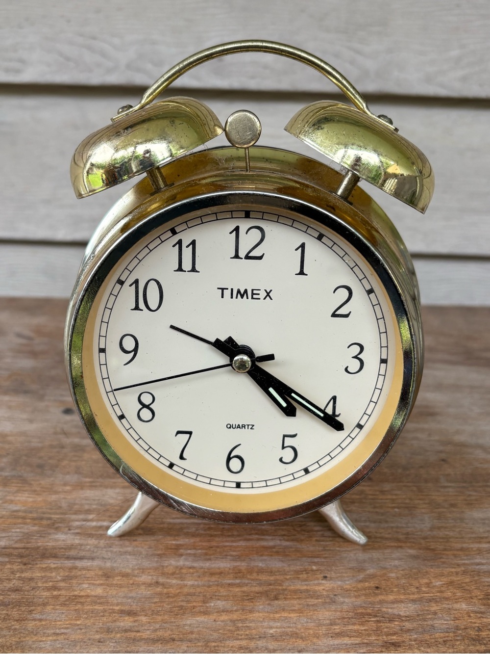 Timex Gold Vintage-Style Wall Clock